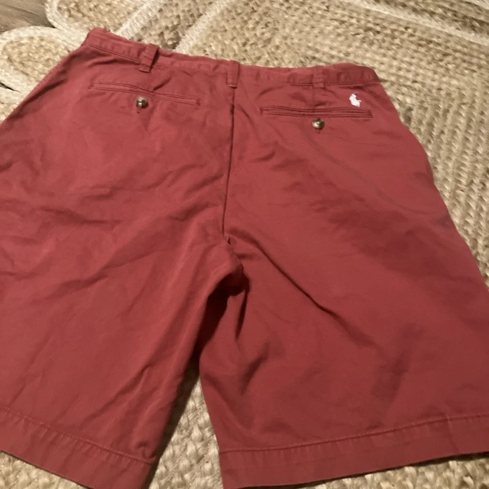 POLO RALPH LAUREN 33 RELAXED‎ FIT COTTON SURPLUS Shorts RED